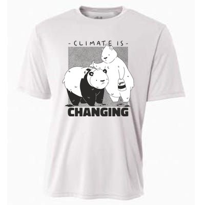 Climate Is Changing Polar Bear Cooling Performance Crew T-Shirt