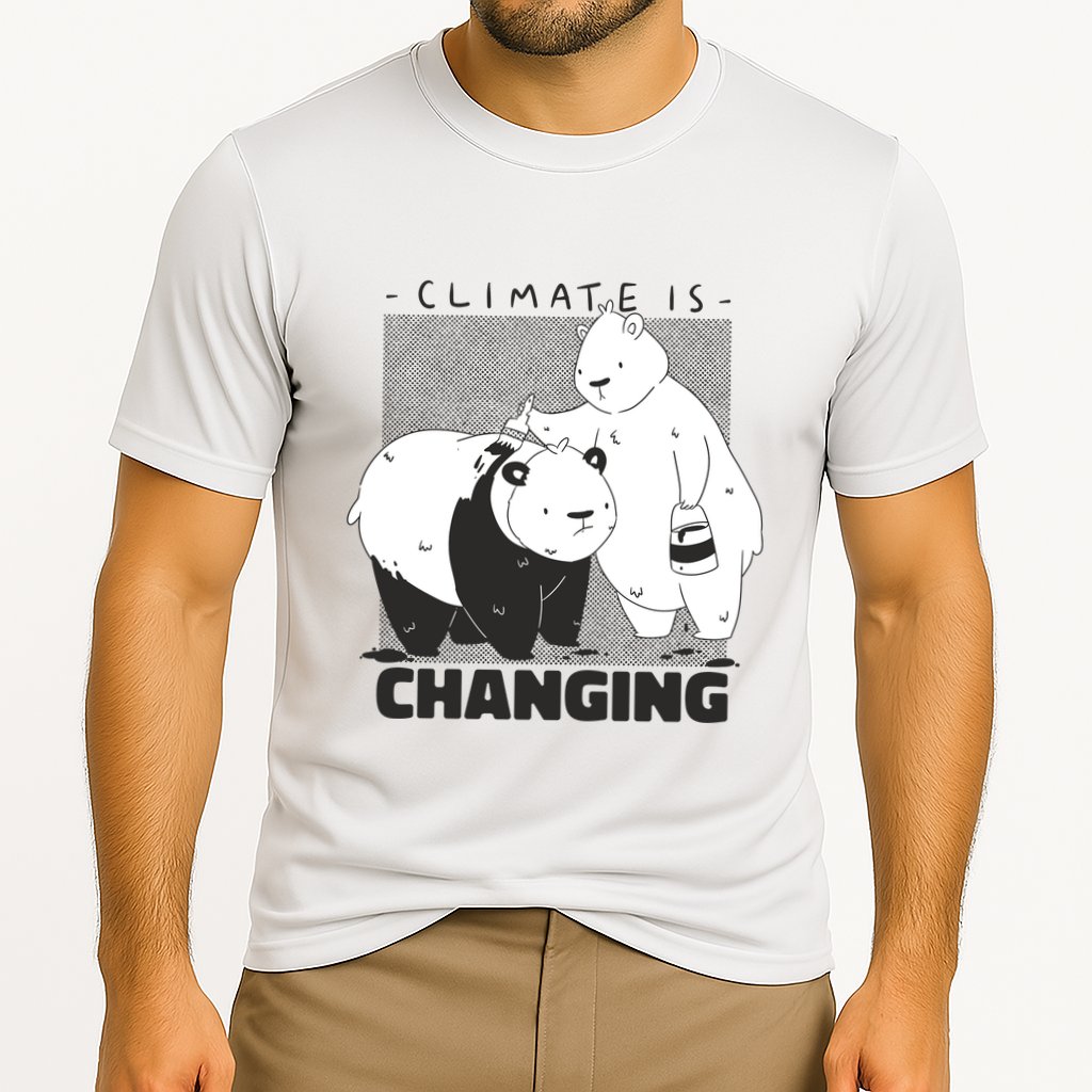 Climate Is Changing Polar Bear Cooling Performance Crew T-Shirt