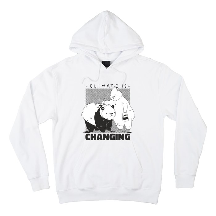 Climate Is Changing Polar Bear Hoodie