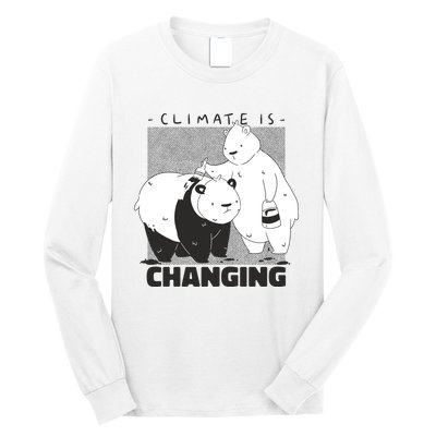 Climate Is Changing Polar Bear Long Sleeve Shirt