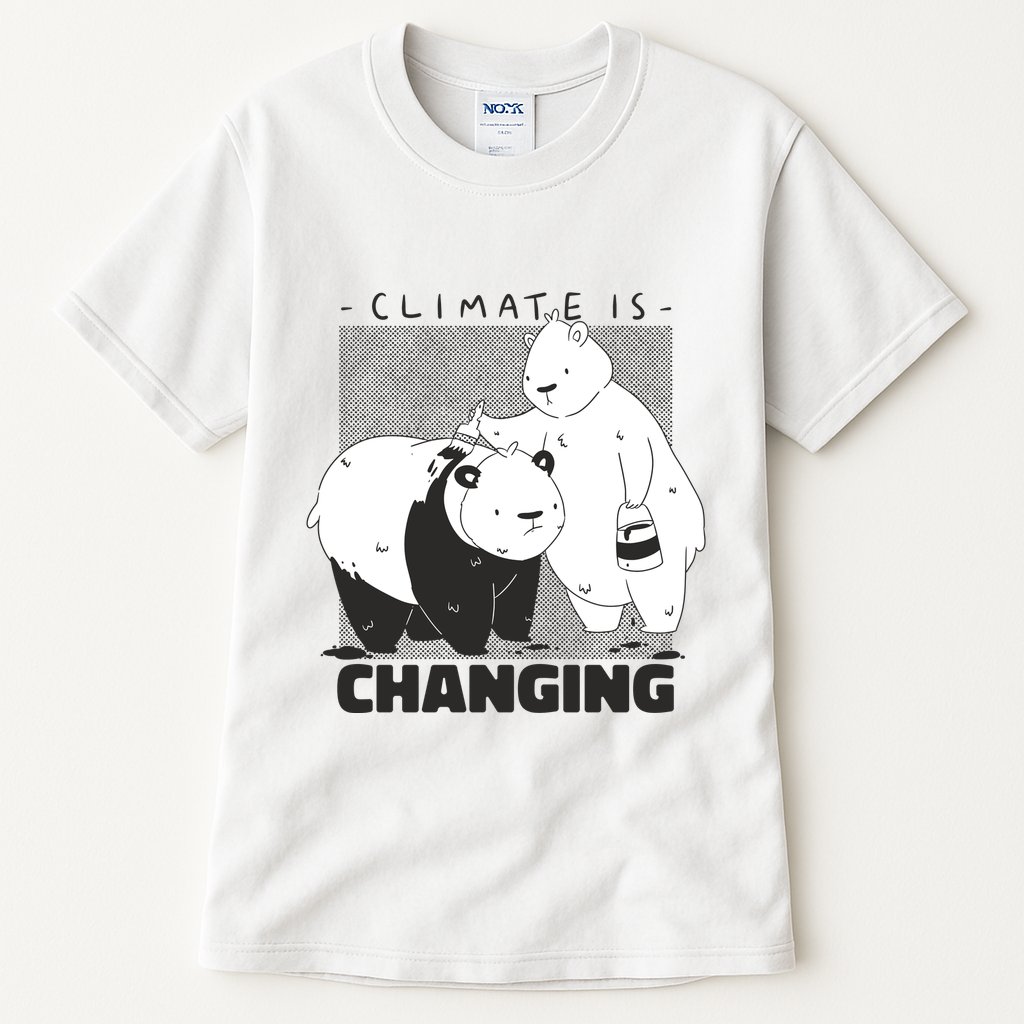 Climate Is Changing Polar Bear Tall T-Shirt