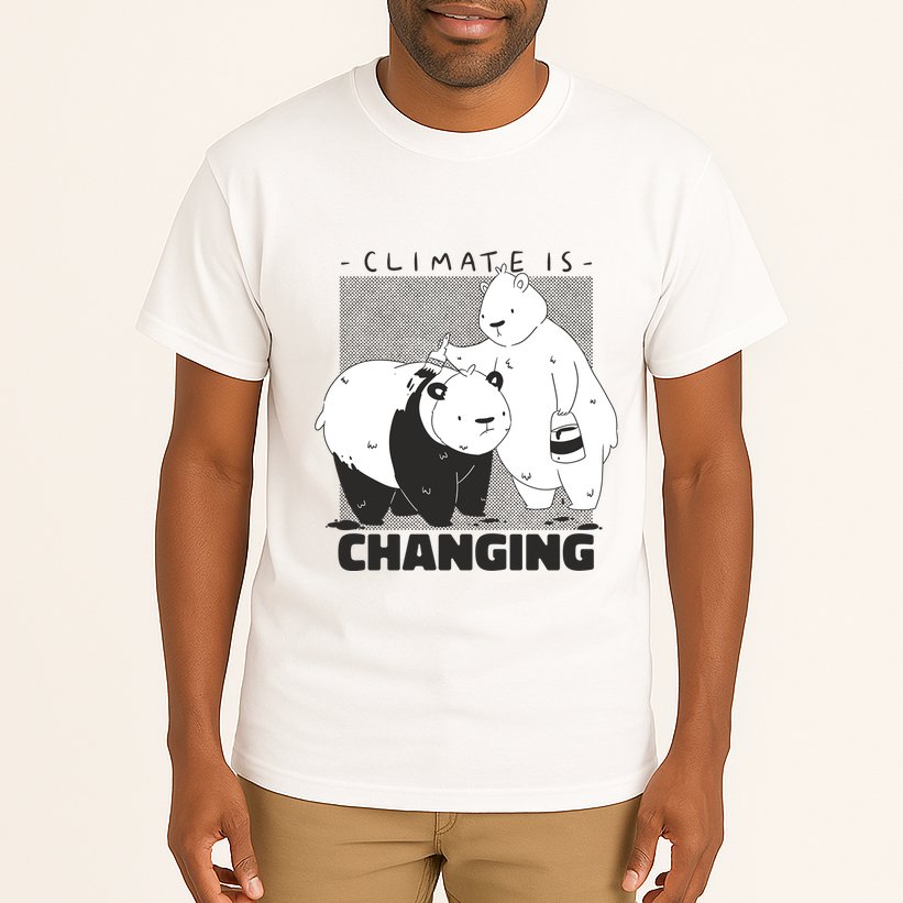 Climate Is Changing Polar Bear Tall T-Shirt