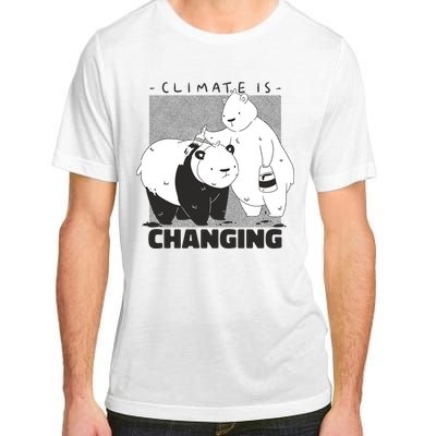 Climate Is Changing Polar Bear Adult ChromaSoft Performance T-Shirt