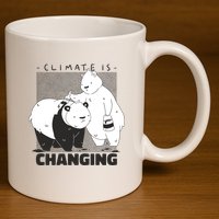 Climate Is Changing Polar Bear 11oz C Handle Ceramic Mug
