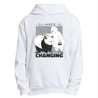 Climate Is Changing Polar Bear Urban Pullover Hoodie