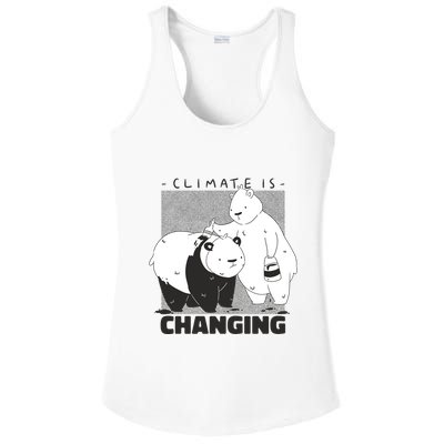Climate Is Changing Polar Bear Ladies PosiCharge Competitor Racerback Tank
