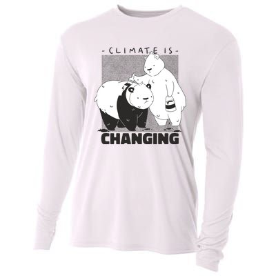 Climate Is Changing Polar Bear Cooling Performance Long Sleeve Crew