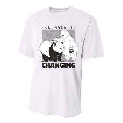 Climate Is Changing Polar Bear Performance Sprint T-Shirt