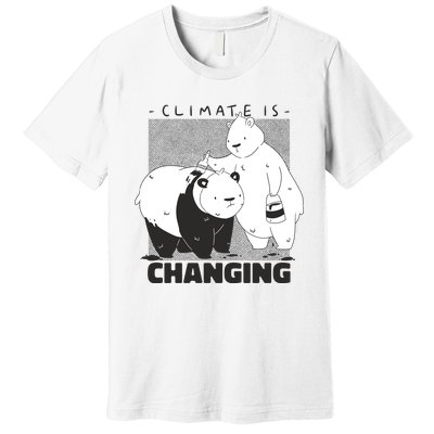 Climate Is Changing Polar Bear Premium T-Shirt