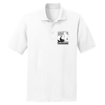 Climate Is Changing Polar Bear PosiCharge RacerMesh Polo