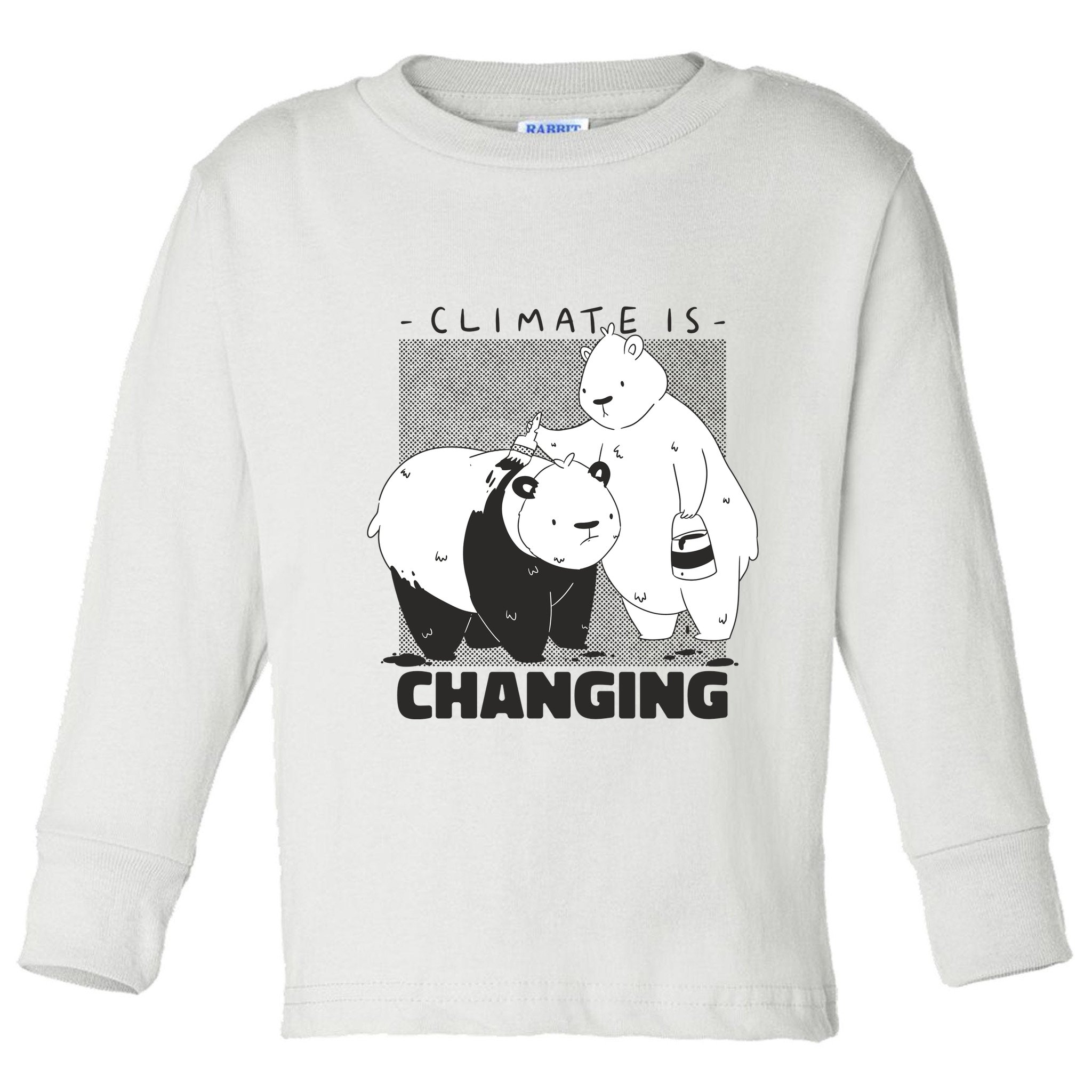 Climate Is Changing Polar Bear Toddler Long Sleeve Shirt