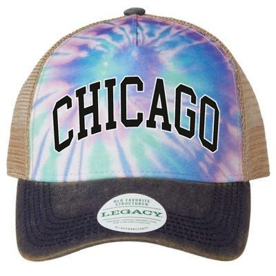 Chicago Illinois Legacy Tie Dye Trucker Hat