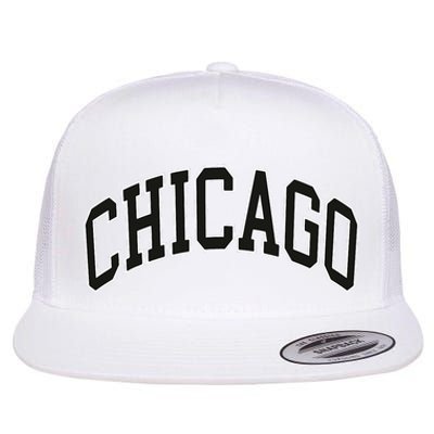 Chicago Illinois Flat Bill Trucker Hat