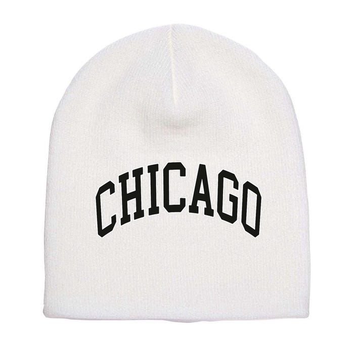 Chicago Illinois Short Acrylic Beanie