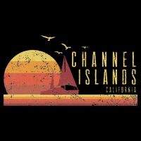 Channel Island California Drawstring Bag