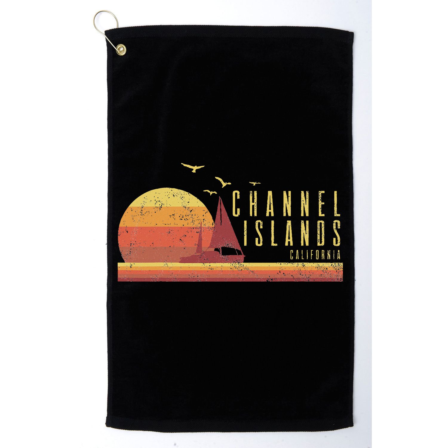 Channel Island California Golf Towel