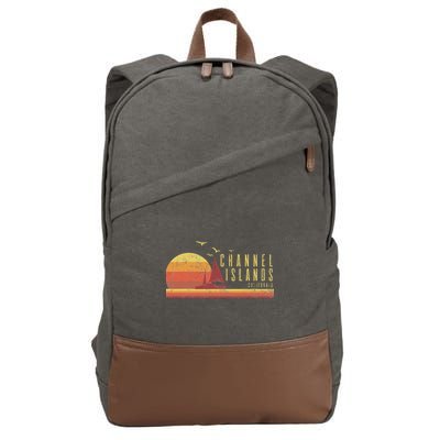 Channel Island California Cotton Canvas Backpack