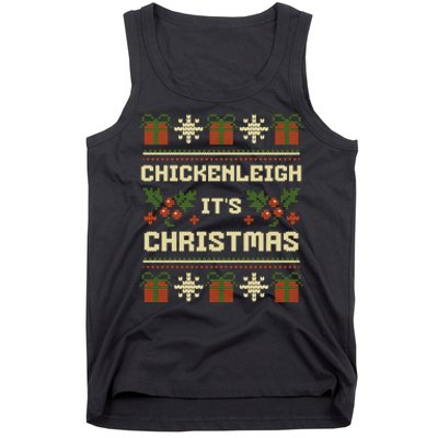 Chickenleigh ItS Christmas Funny Xmas Tank Top