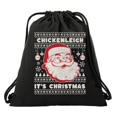 Chickenleigh ItS Christmas Funny Xmas Drawstring Bag