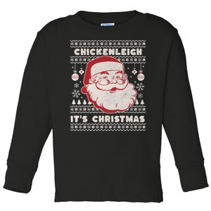 Chickenleigh ItS Christmas Funny Xmas Toddler Long Sleeve Shirt