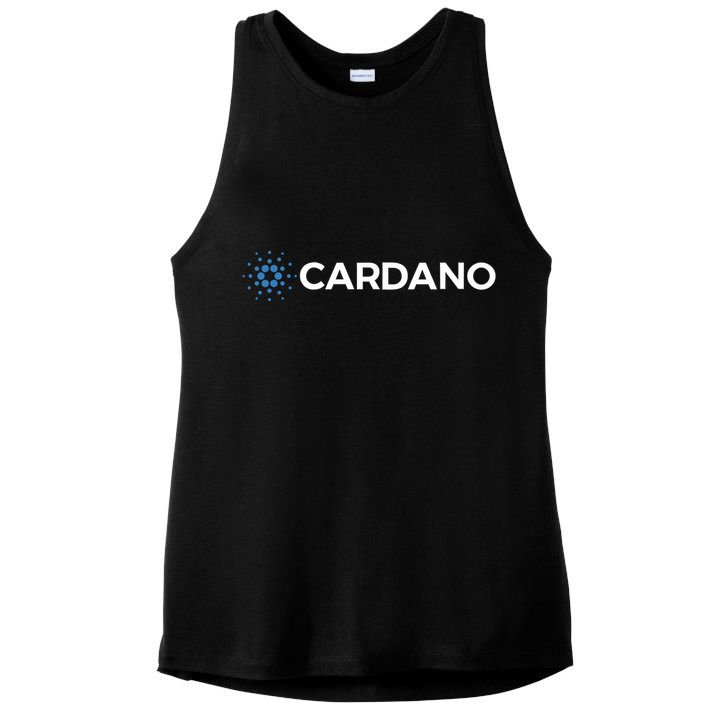 Club Inc. Cardano Ada Ladies PosiCharge Tri-Blend Wicking Tank