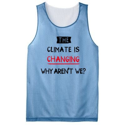 Climate Is Changing Gift Mesh Reversible Basketball Jersey Tank