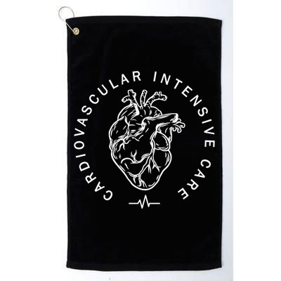 Cardiovascular Intensive Care Heart Cardiac Icu Cvicu Nurse Gift Golf Towel