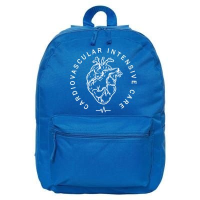 Cardiovascular Intensive Care Heart Cardiac Icu Cvicu Nurse Gift 16 in Basic Backpack