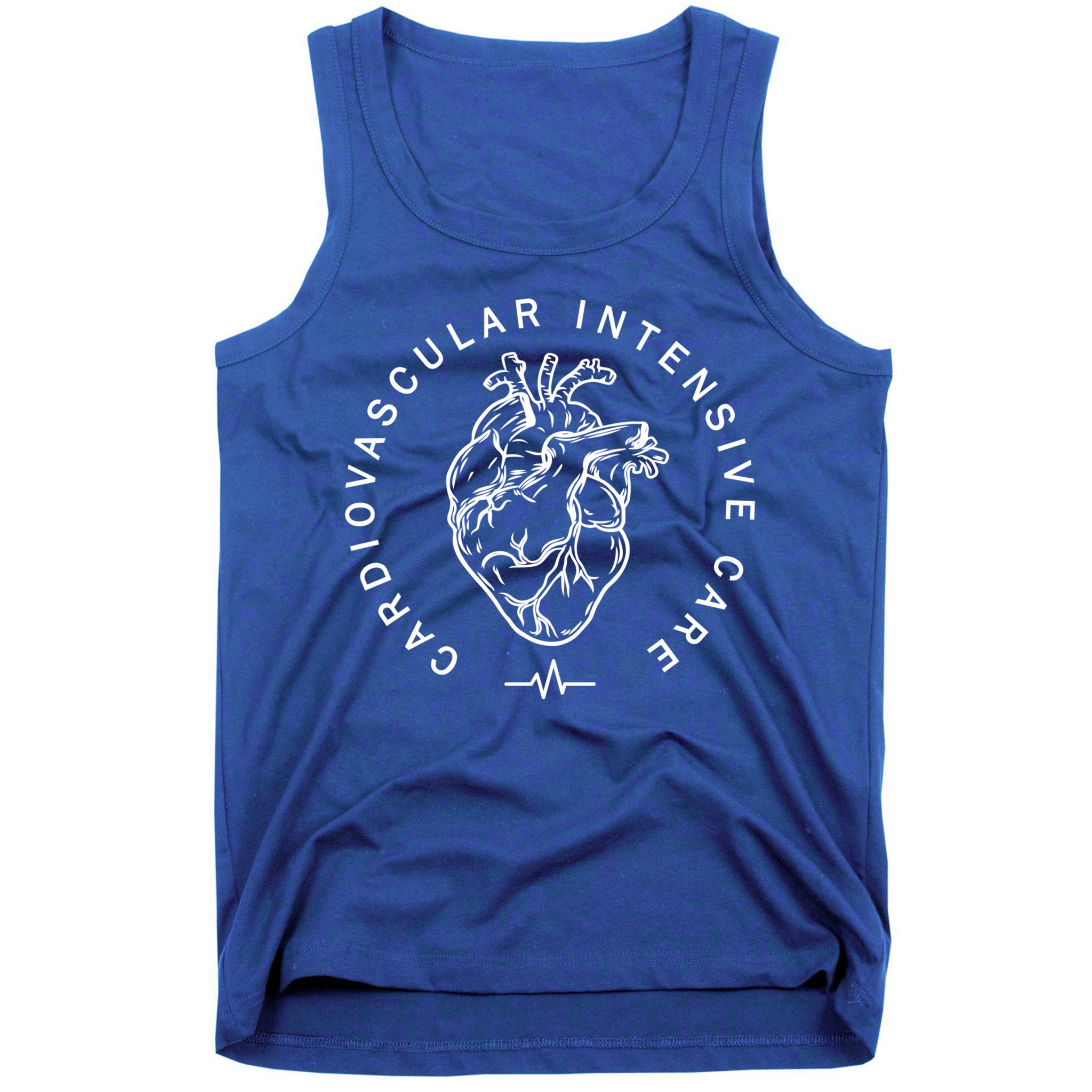 Cardiovascular Intensive Care Heart Cardiac Icu Cvicu Nurse Gift Tank Top