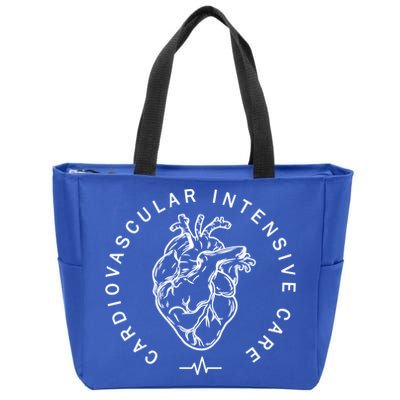 Cardiovascular Intensive Care Heart Cardiac Icu Cvicu Nurse Gift Zip Tote Bag