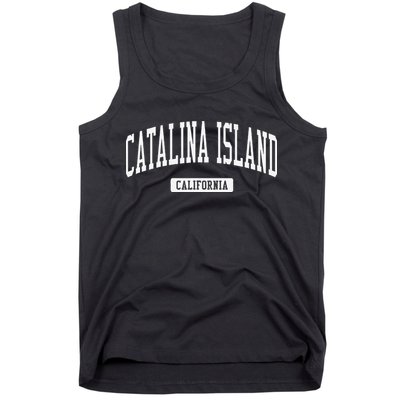 Catalina Island California Ca Vintage Athletic Sports Tank Top