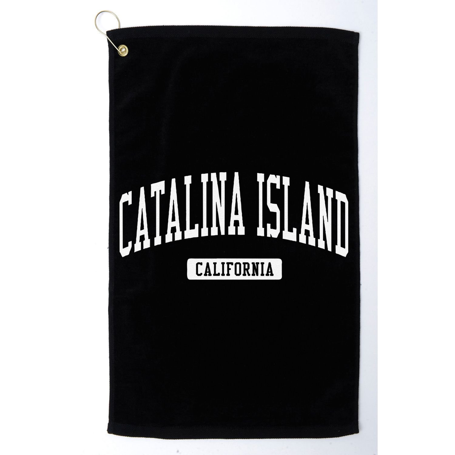 Catalina Island California Ca Vintage Athletic Sports Golf Towel