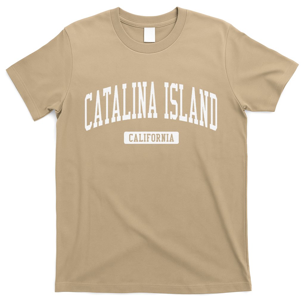Catalina Island California Ca Vintage Athletic Sports T-Shirt