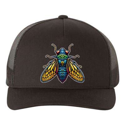 Cicadas Invasion Cool Designs 2024 Cicada Brood Xiii Insect Yupoong Adult 5-Panel Trucker Hat