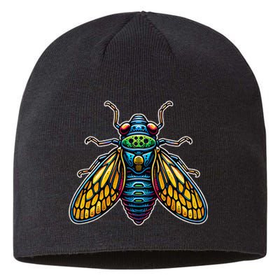 Cicadas Invasion Cool Designs 2024 Cicada Brood Xiii Insect Sustainable Beanie