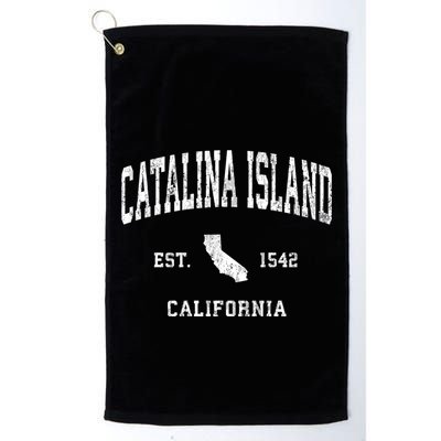 Catalina Island California Ca Vintage Athletic Sports Golf Towel