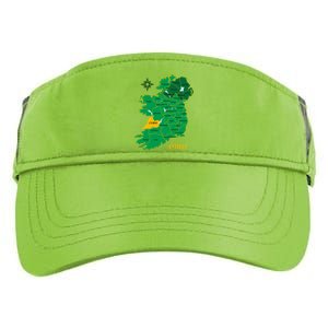 Clare Ireland County Map Eire Irish Travel Funny Gift Adult Drive Performance Visor