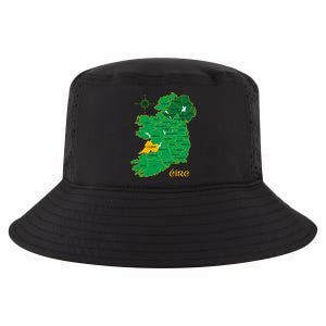 Clare Ireland County Map Eire Irish Travel Funny Gift Cool Comfort Performance Bucket Hat