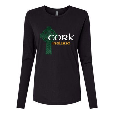 Cork Ireland County Celtic Gaelic Football And Hurling Great Gift Womens Cotton Relaxed Long Sleeve T-Shirt