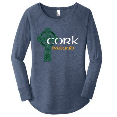 Cork Ireland County Celtic Gaelic Football And Hurling Great Gift Women's Perfect Tri Tunic Long Sleeve Shirt