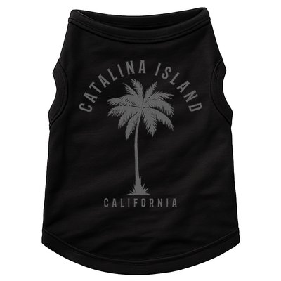 Catalina Island California Palm Tree Pride Vintage Doggie Tank