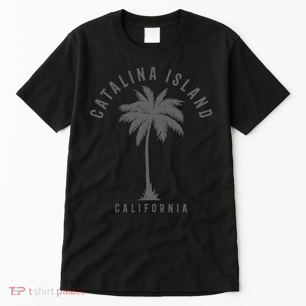 Catalina Island California Palm Tree Pride Vintage Tall T-Shirt