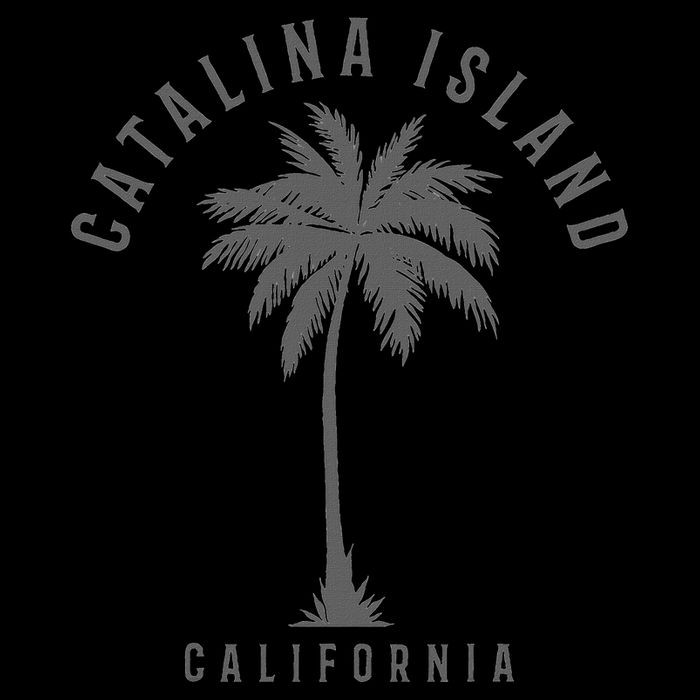 Catalina Island California Palm Tree Pride Vintage Button