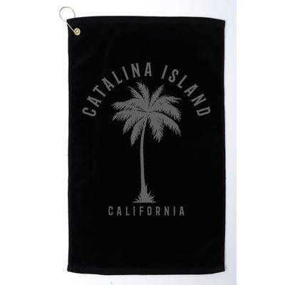 Catalina Island California Palm Tree Pride Vintage Golf Towel
