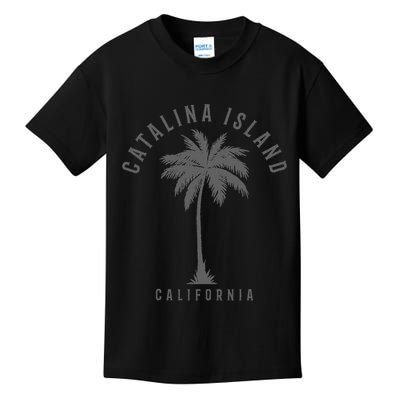 Catalina Island California Palm Tree Pride Vintage Kids T-Shirt
