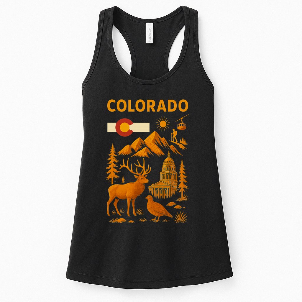 Colorado Iconic Collage Womens Tank Top