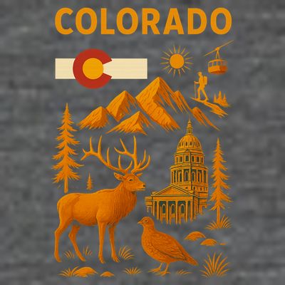 Colorado Iconic Collage T-Shirt