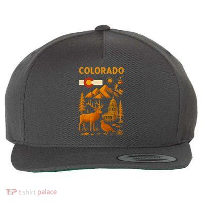 Colorado Iconic Collage Wool Snapback Cap