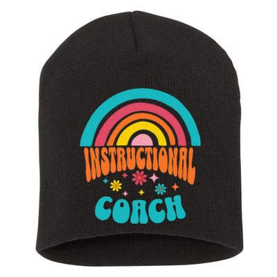 Cute Instructional Coach Appreciation Week Back To School Short Acrylic Beanie