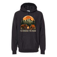 Camping ID Choose The Bear Premium Hoodie